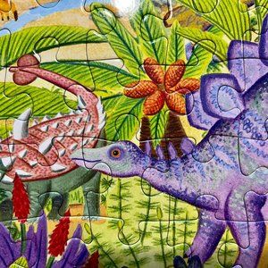 FIRM! Two-sided Dinosaur Puzzle 64 Pc.